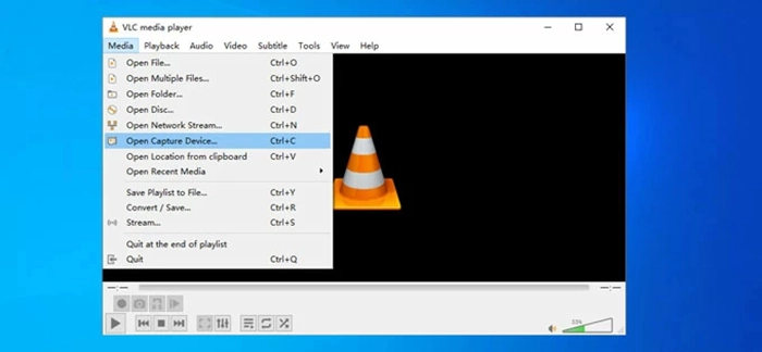 VLC Screen Recorder's Free Sreen Capture Feature