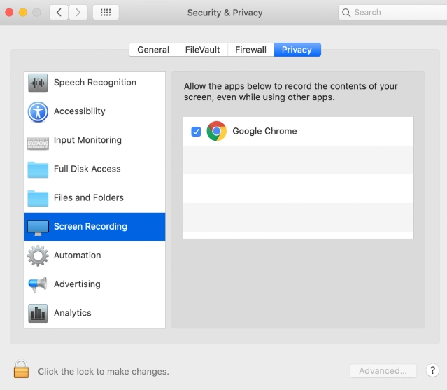 Chrome Screen Recording Solution for Mac