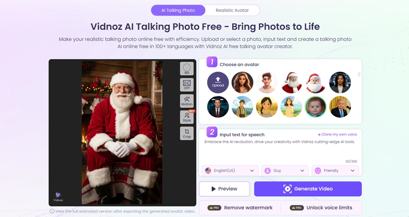 Select and Add Santa Photo