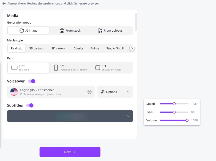 Set Preference for Last Selfie on Earth Video