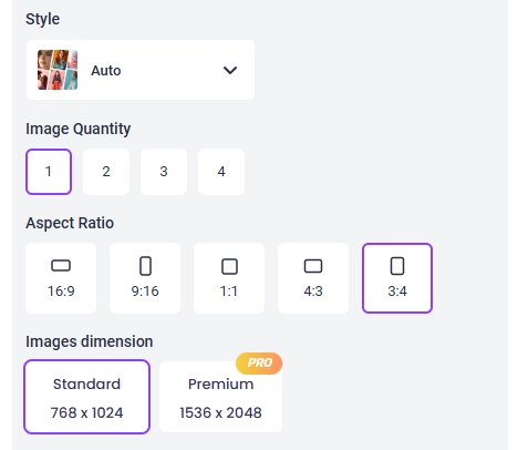 Settings for One Line Art Drawing Generation