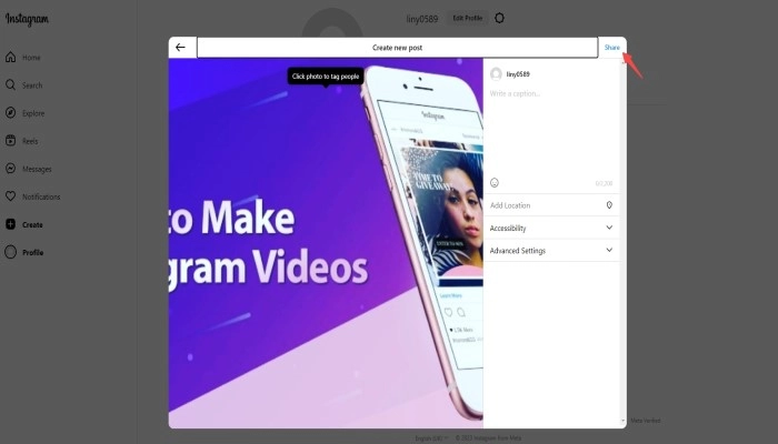 Share Videos for Instagram Story