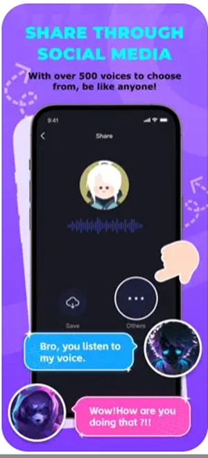 Sharing AI Dubbing App Output