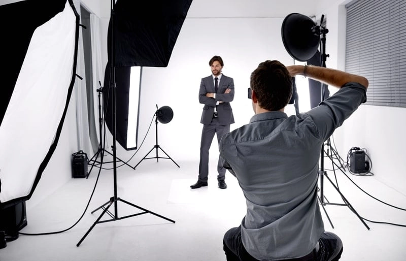 Shoot Headshot with White Background