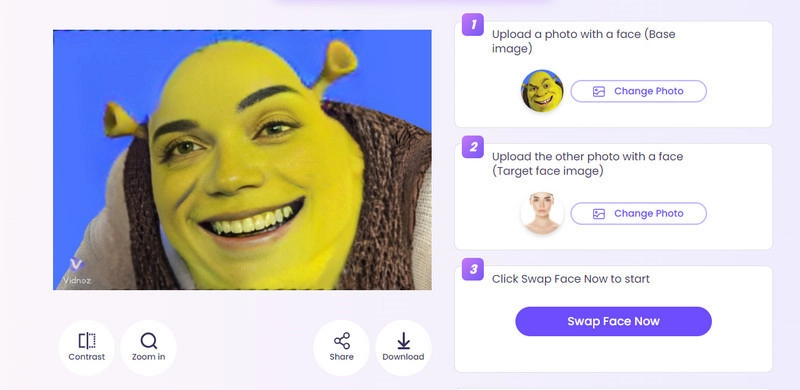 Shrek Face Swap Generate Image