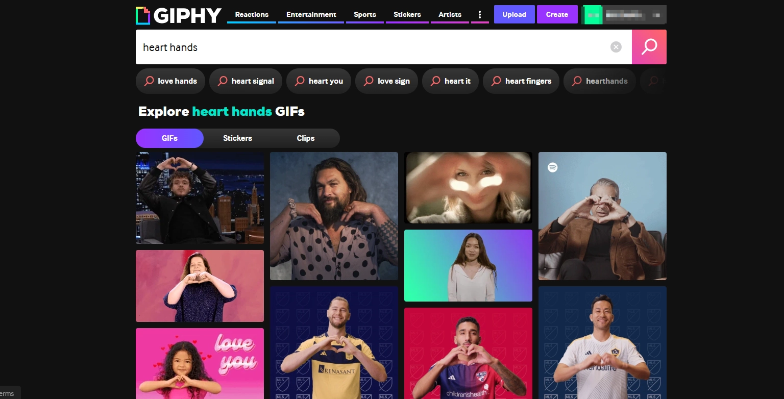 Site to Download Hand Heart GIFs - GIPHY