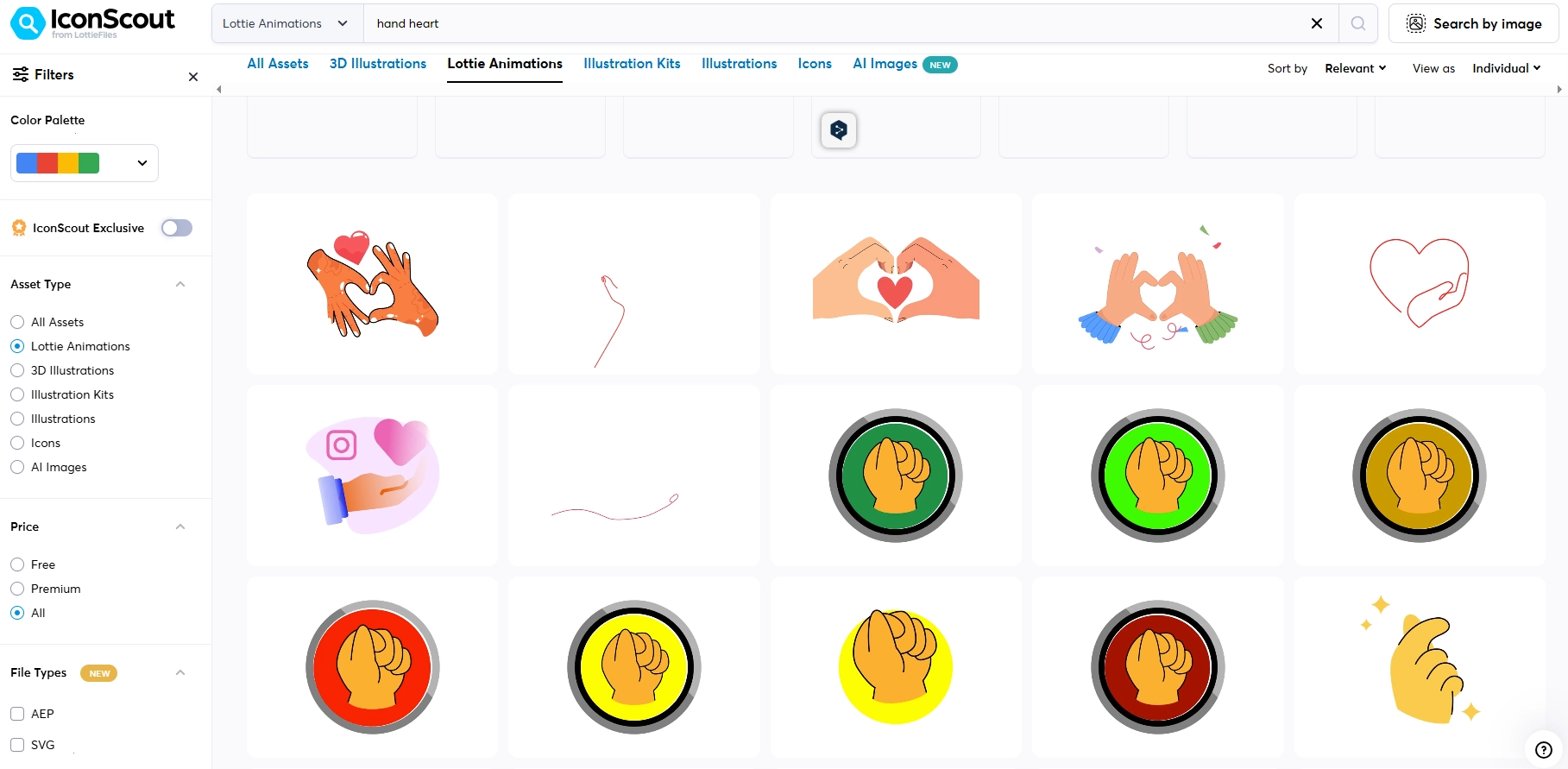 Site to Download Hand Heart GIFs - IconScout