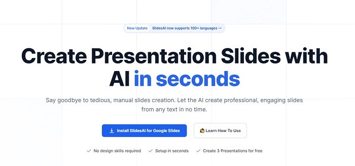 SlidesAI.io Best AI Slideshow Maker for Integration With Google Slides
