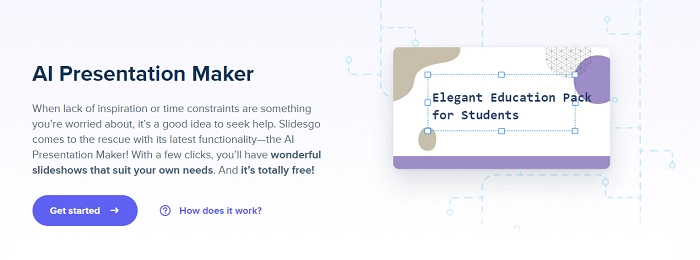 Slidesgo Free AI Slideshow Maker Offers Many Custom Options