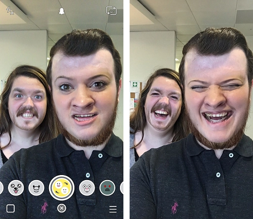 Snapchat Enjoy Real-Time Swapping Faces With Your Friends