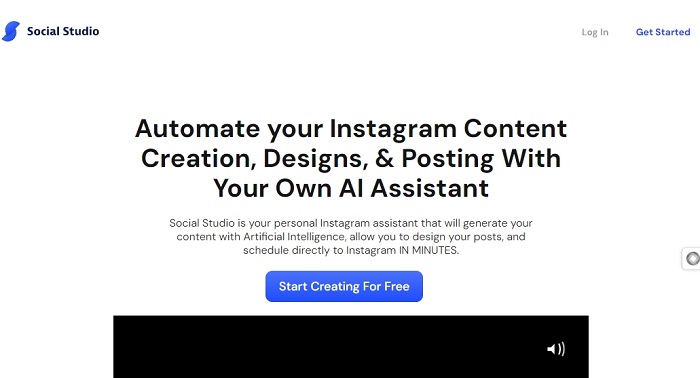 Social Studio Instagram Post Generator