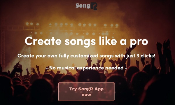 AI Text to Song Generator - SongR