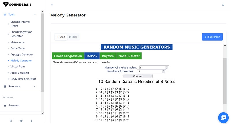 SoundGrail AI Melody Generator