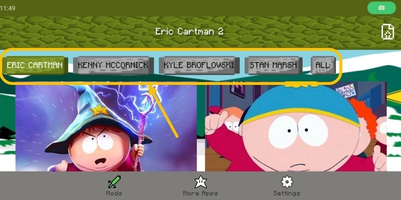 South Park Character Mod - Step 2