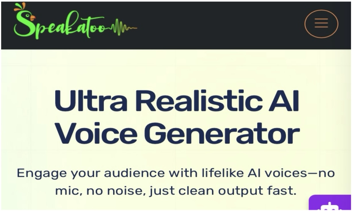 Speakatoo Text To Speech Tool