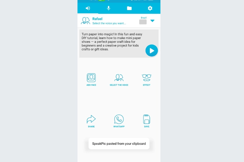 SpeakPic App to Make Pictures Talk Free