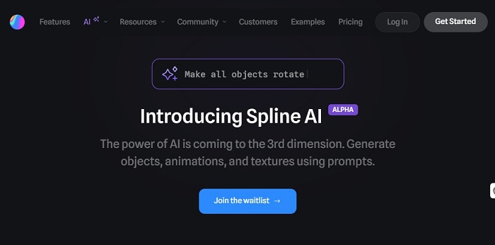 Spline AI 3D Logo Maker