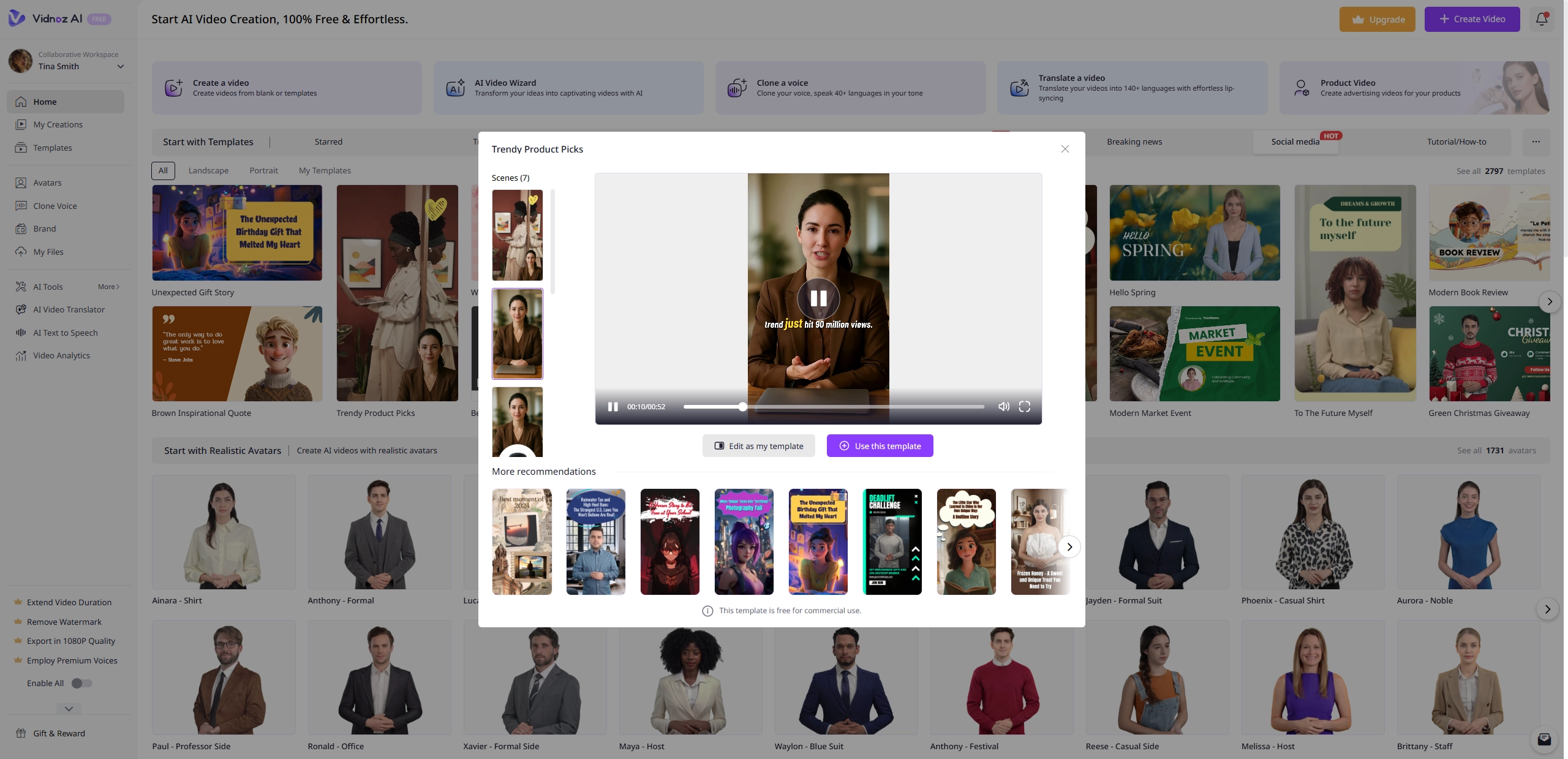 Swimwear Try on Haul Vidnoz Video Template