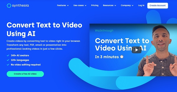 Text to Video AI Generator - Synthesia