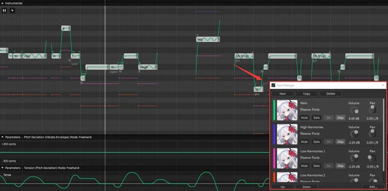 Synthesizer V Interface