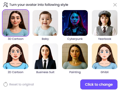 Talking Photos Styles