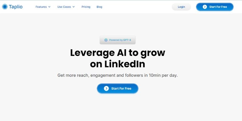 Taplio AI LinkedIn Post Generator