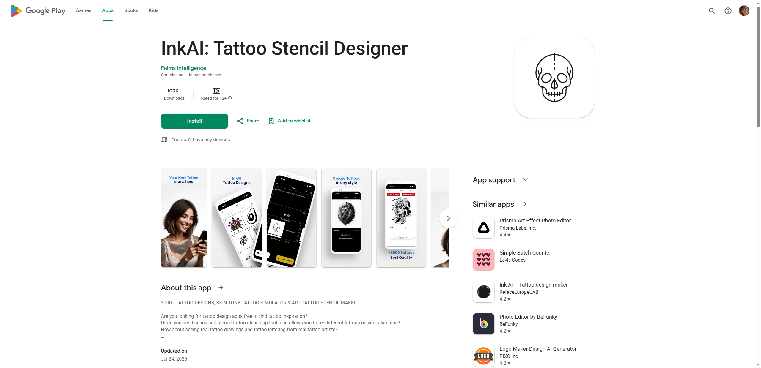 Tattoo Stencil Maker Inkai Tattoo Stencil Designer