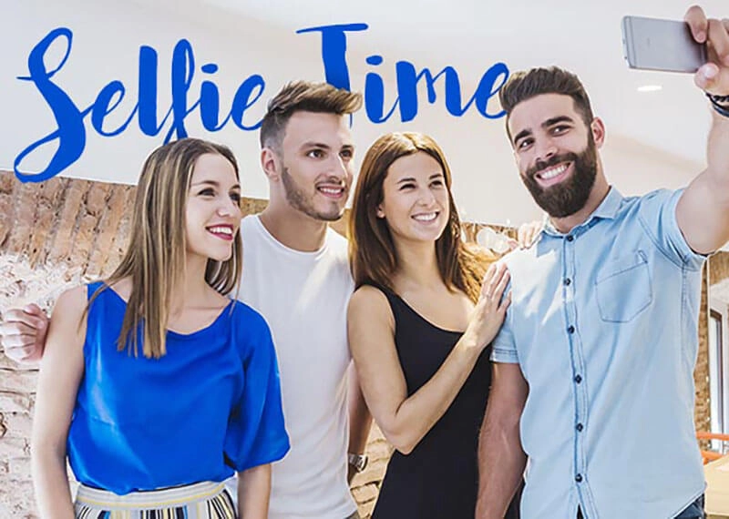 Text Behind Image Daily Photo