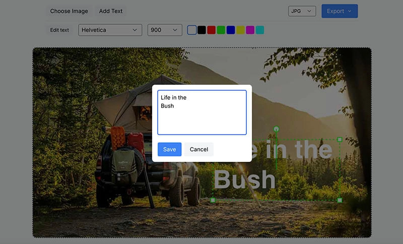 Text Behind Image Pincel Edit Text