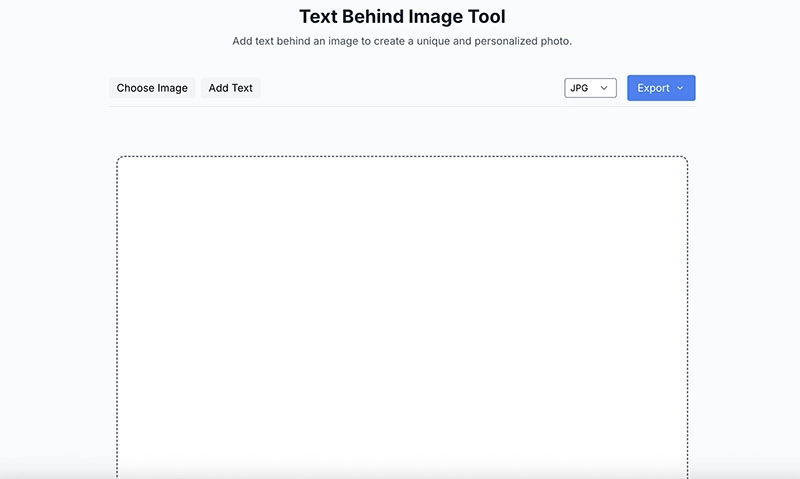 Text Behind Image Pincel