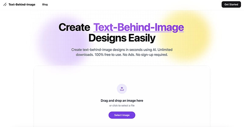 Text Behind Image Tool