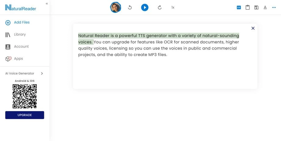 Text to Speech Natural Reader