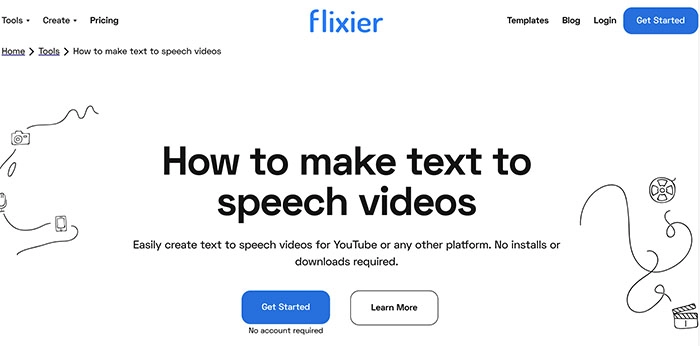 Text to Speech Roblox Flixier