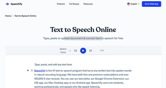 Text to Speech Roblox Speechify