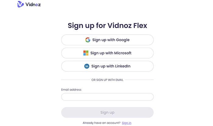 Text to Speech Software - Vidnoz Sign up