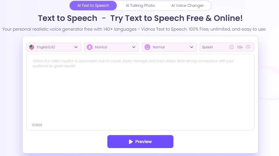 Text to Speech