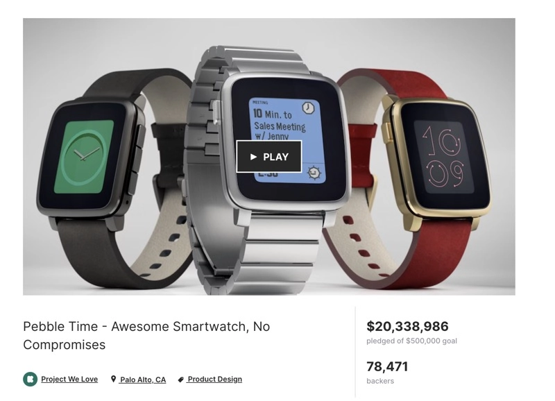 The Most Funded Kickstarter Video - Pebble Time