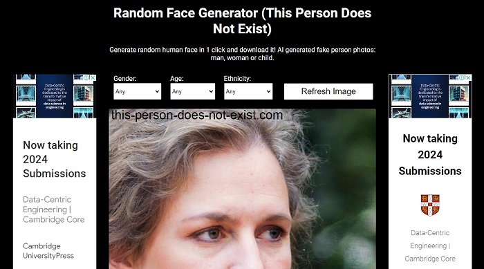 AI Random Face Generator