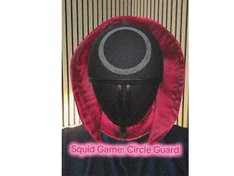 TikTok Squid Game Filter Preview With Guard Mask Effect