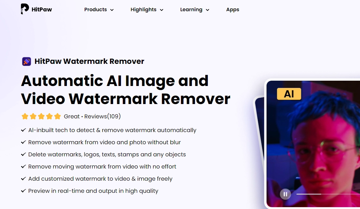 TikTok Watermark Remover HitPaw
