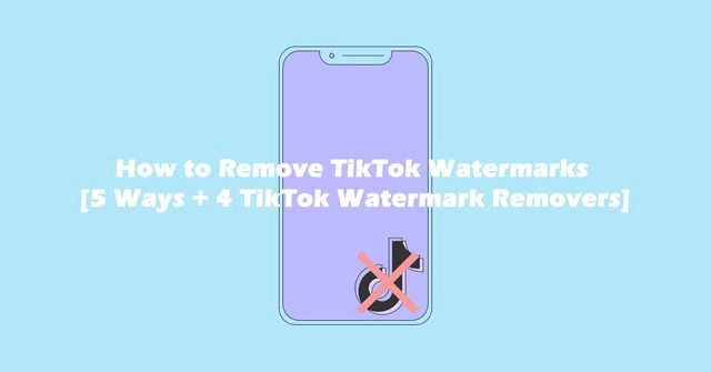 How to Remove TikTok Watermarks [5 Ways + 4 TikTok Watermark Removers]
