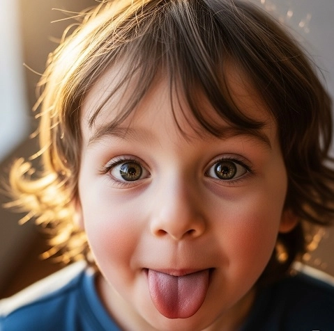 Tongue Out AI Generated Image