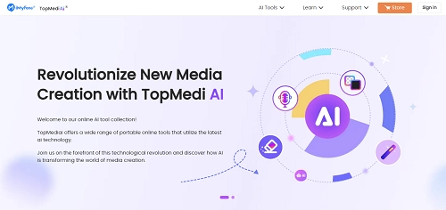 TopMediai – 100개 이상의 래퍼 AI 음성을 갖춘 현실적인 음성 생성기