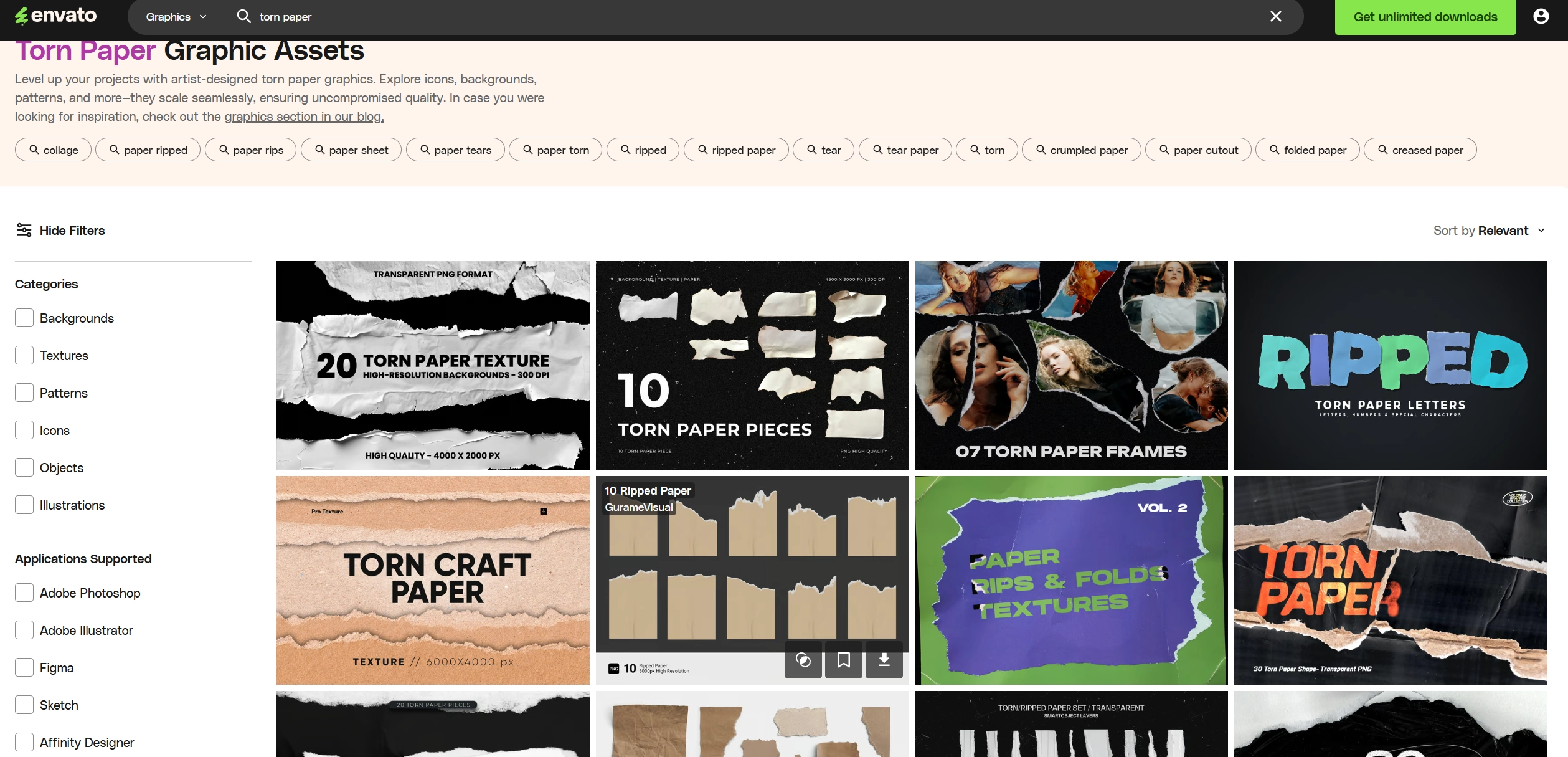 Torn Paper Effect Envato