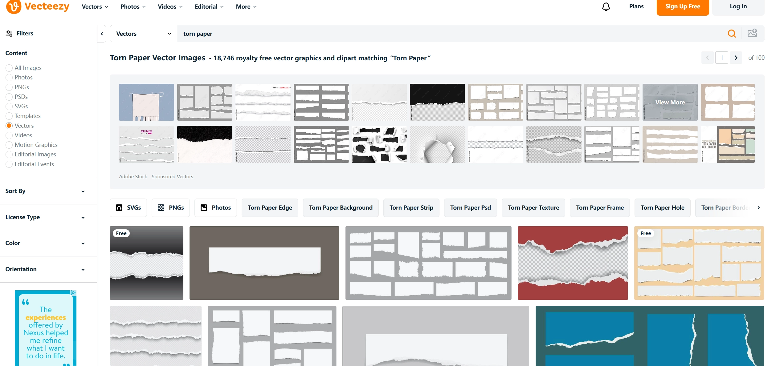 Torn Paper Effect Vecteezy