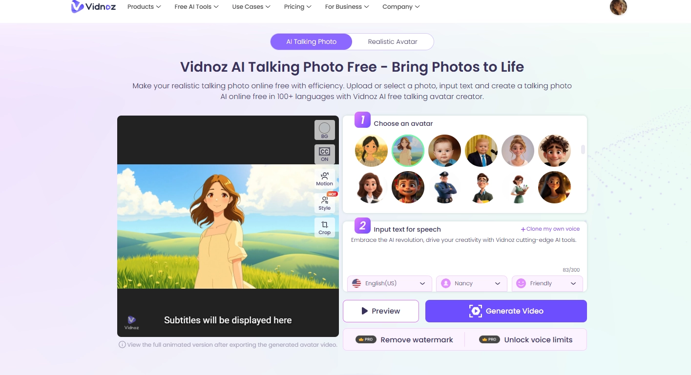 Torn Paper Effect Vidnoz Talking Photo