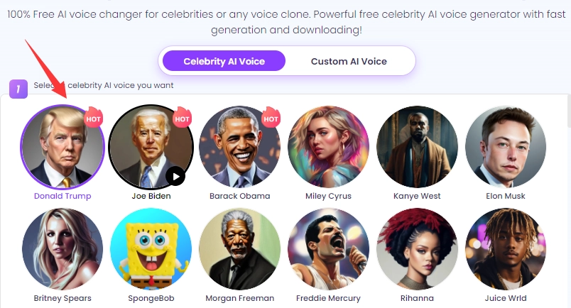 Train AI Voice with Vidnoz Voice Changer