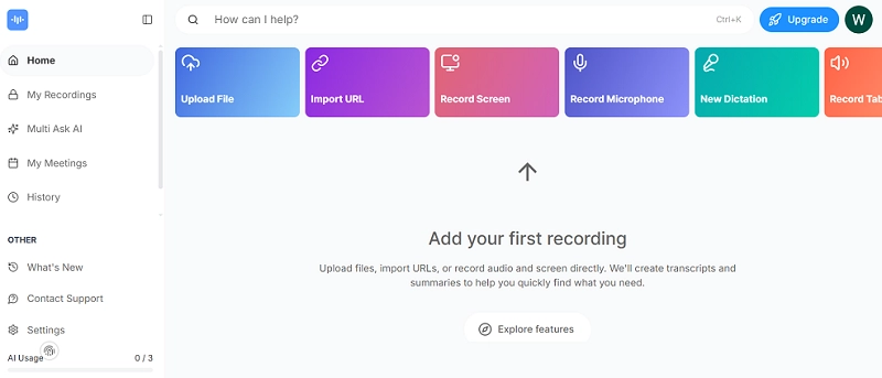 Transcript Facebook Video on ScreenApp
