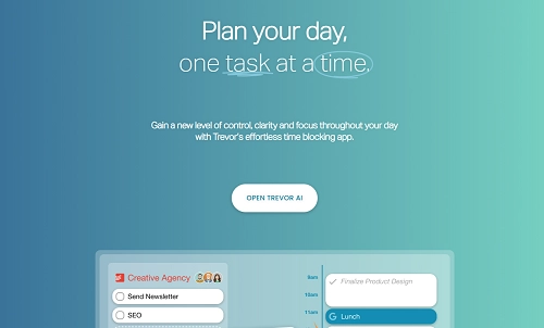 Trevor - Free AI Scheduling Assistant for Managing Daily Tasks