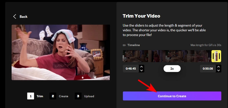 Trim a Animated GIF on GIPHY